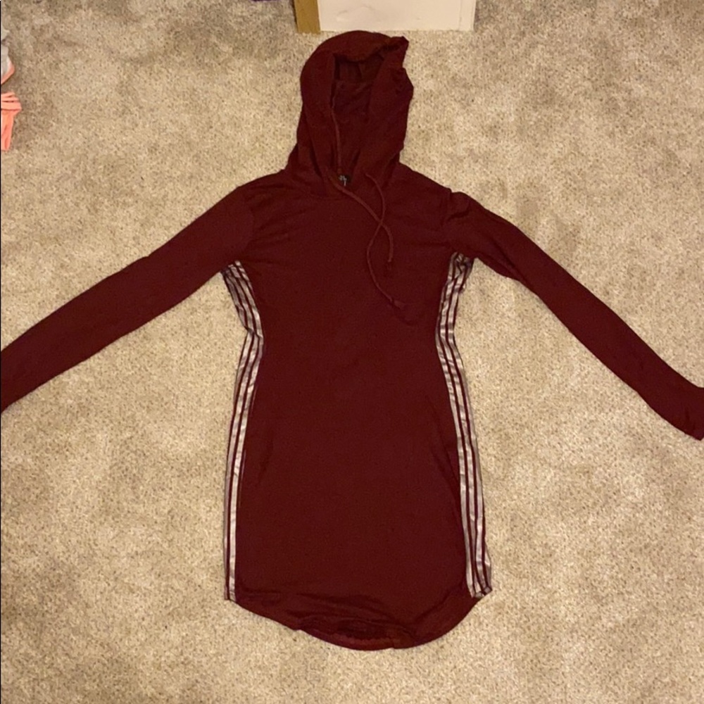 Hoodie bodycon dress